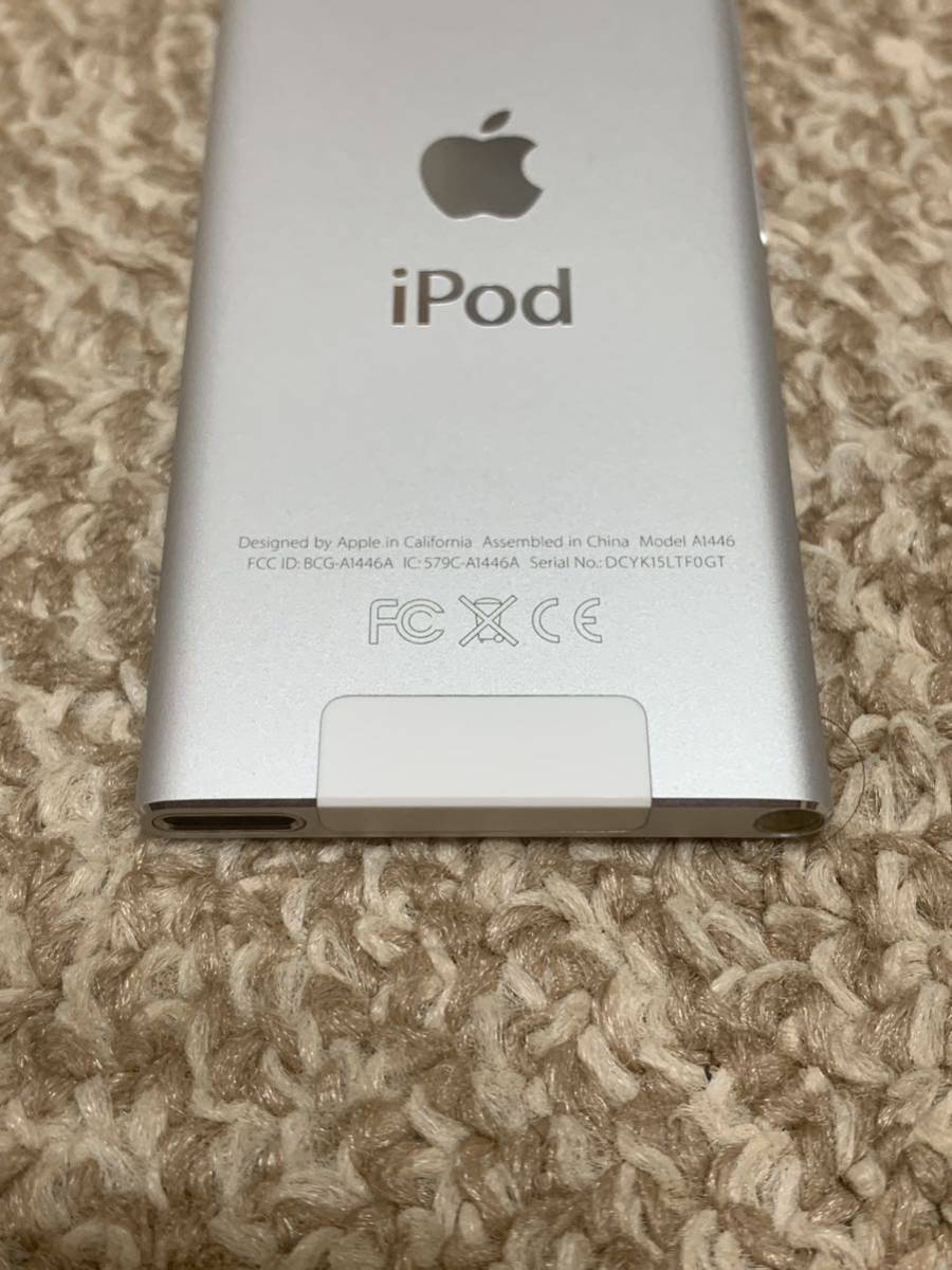 美品 動作確認済 iPod nano アイポッドナノ 第7世代 シルバー ...