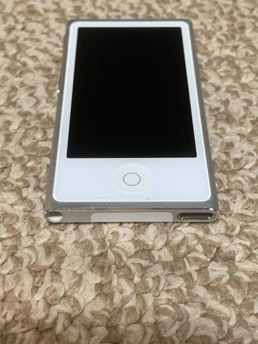 美品 動作確認済 iPod nano アイポッドナノ 第7世代 シルバー ...