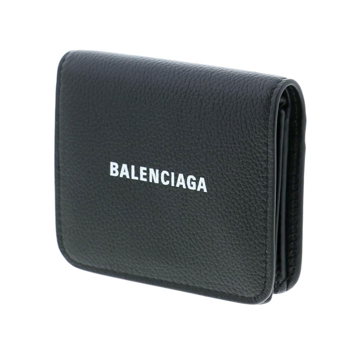 BALENCIAGA バレンシアガ 財布 二つ折り財布(小銭入有) 594216 Black