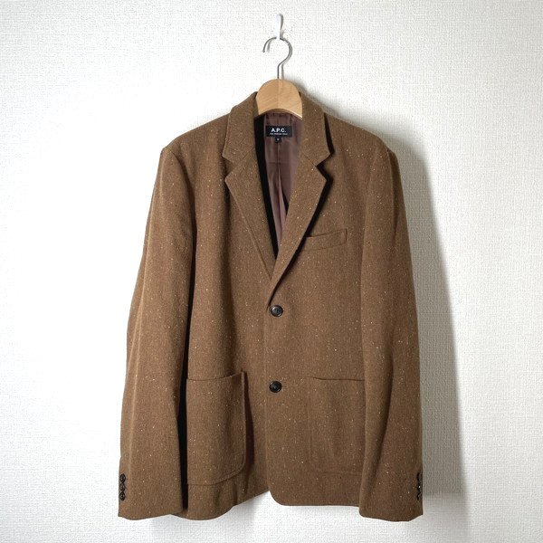 A.P.C. テーラードジャケット ブラウン 茶色-