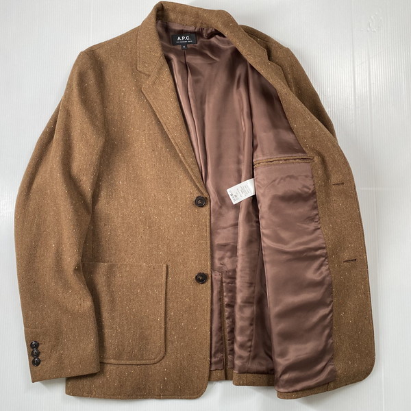 A.P.C. テーラードジャケット ブラウン 茶色-