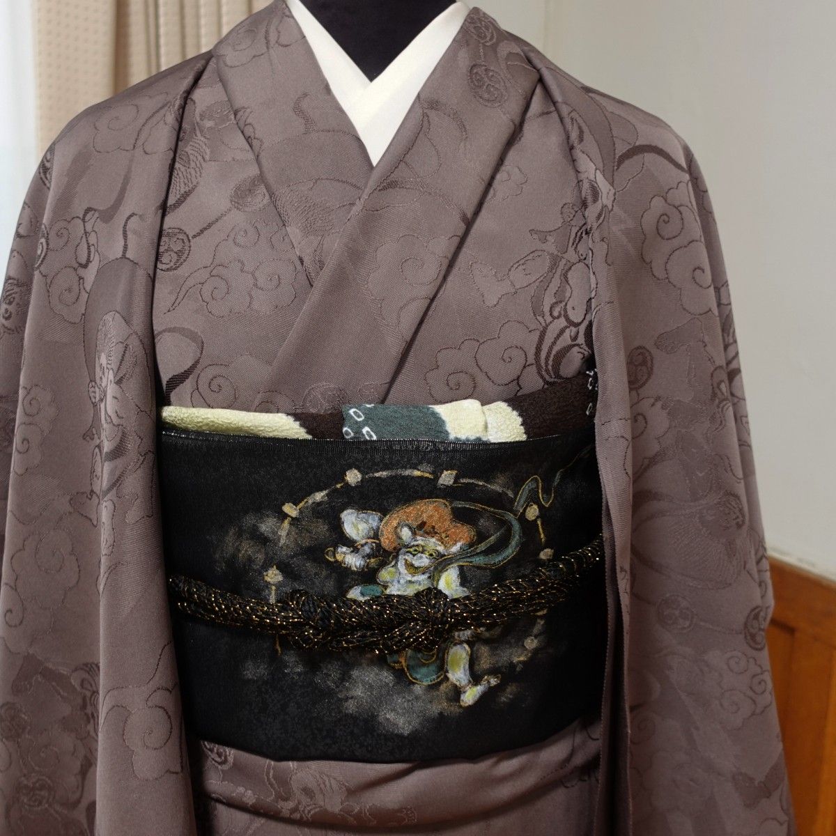 風神雷神地模様色無地!新品未使用 | keramorosso.com