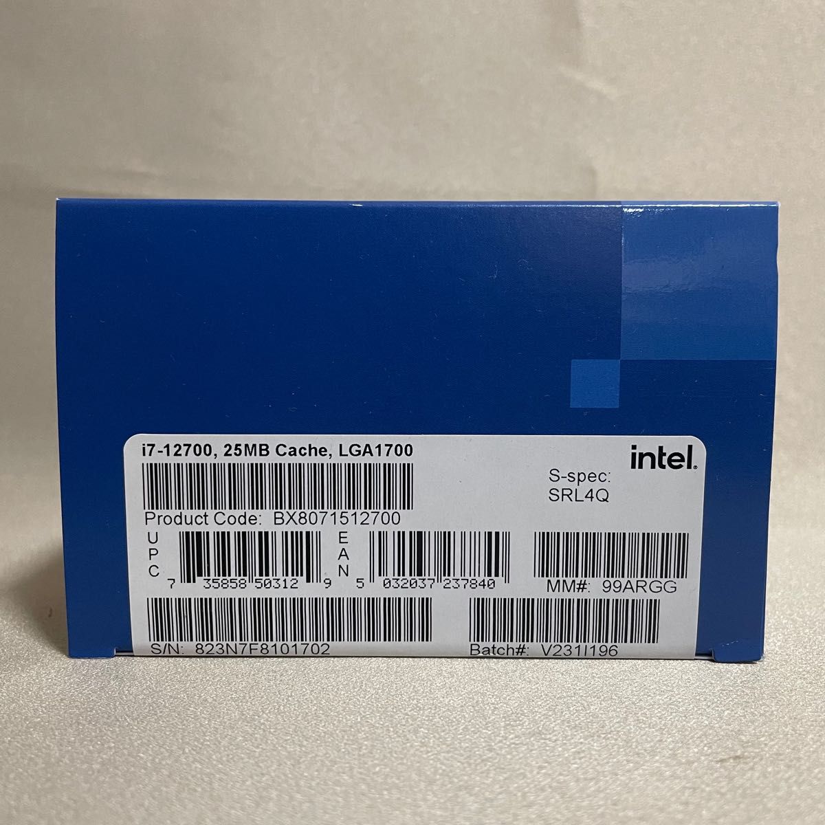 未開封新品 Intel Core i7-12700 Processor BX8071512700 CPU|PayPay