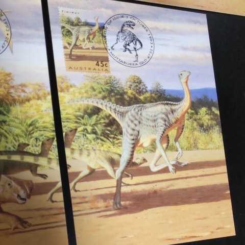 恐竜イラストポストカード ６枚 オーストラリア ポスト DINOSAUR 切手_画像8