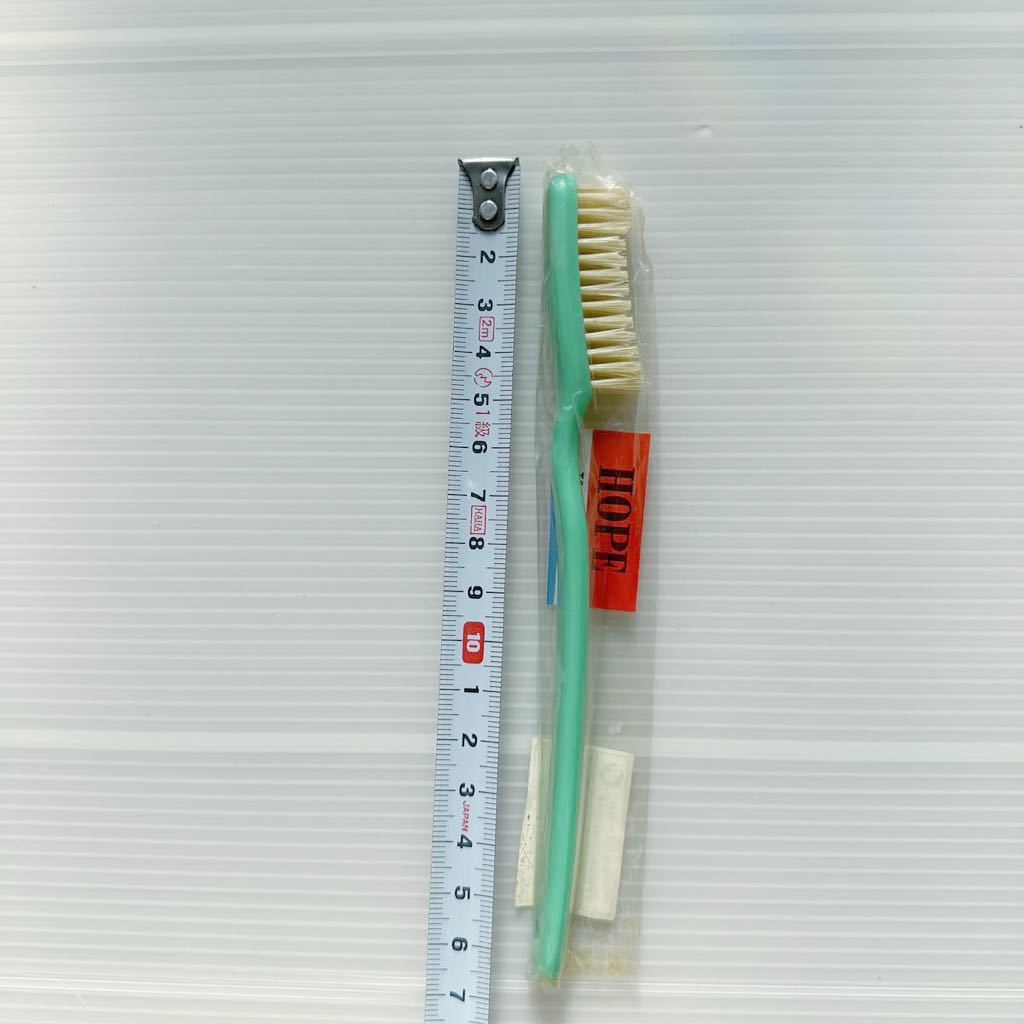 【デッドストック】 日本製 天然毛 歯ブラシ 緑 昭和 レトロ 懐かしの ディスプレイ bristles of brush toothbrush made in past Japan3_画像7