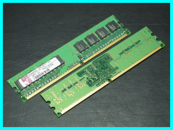 Kingston KWM551-ELG PC2-5300U DDR2-667 512MB 2枚 合計1GB_画像1