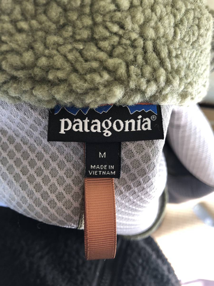 新品未使用　 Patagonia パタゴニア 2019 クラシック レトロ カーデ メンズ カーキ グリーン M_画像6