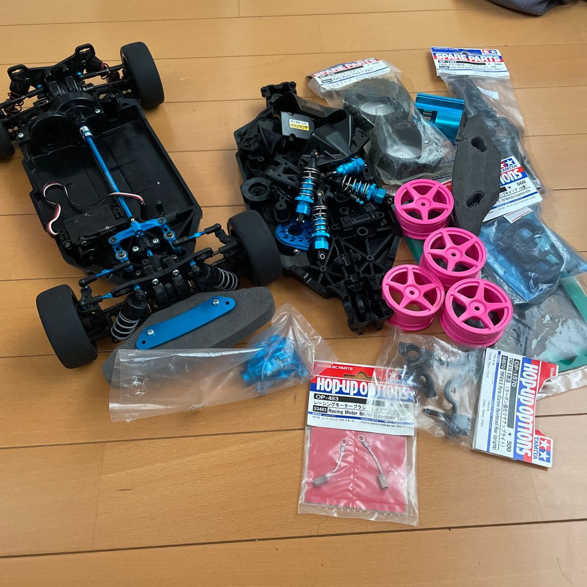 最終値下げ。タミヤ TT02 type-s メカ送受信機リポバッテリー付き
