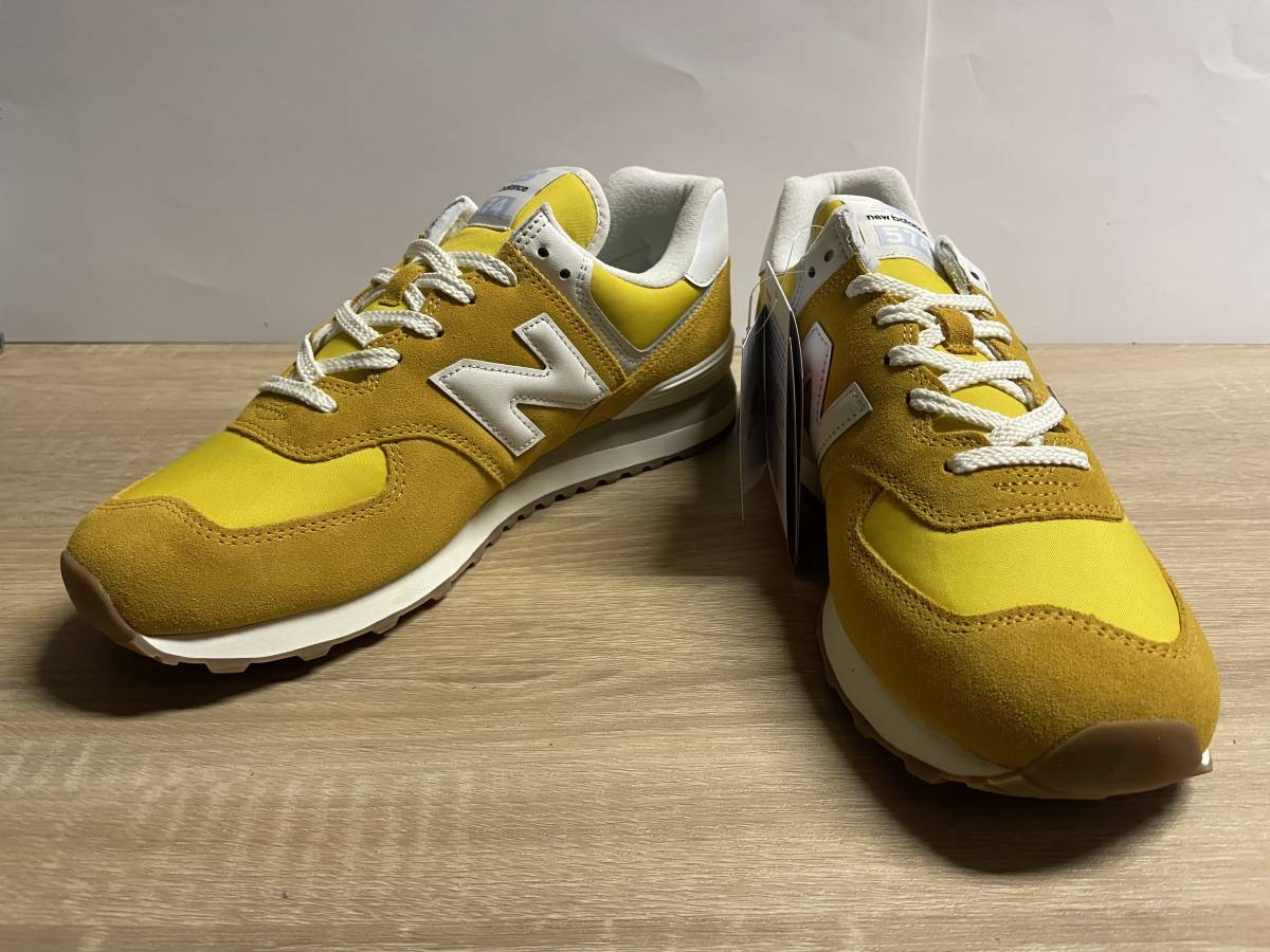 未使用 27.5cm D ニューバランス U574RC2 イエロー(黄) new balance