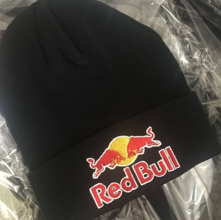  вязаная шапка Red Bull Beanie унисекс спорт уличный настройка возможный зажим задний headgear hip-hop прохладный колпак 