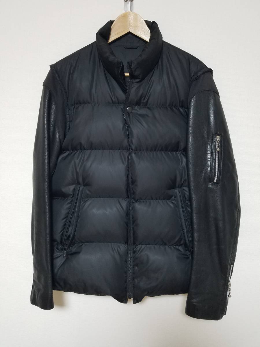 名作 undercoverism 09ss ドッキング レザー ライダース ジャケット