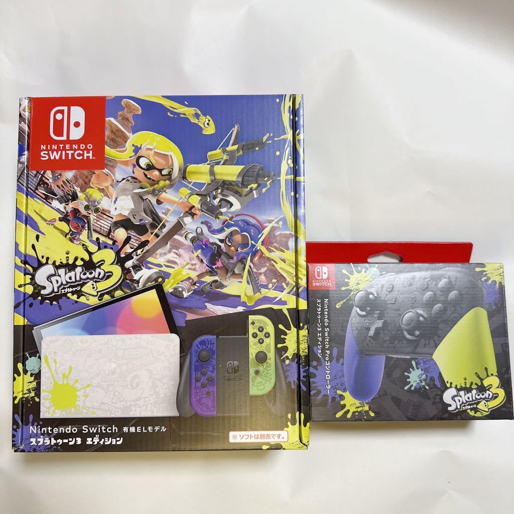 Nintendo Switch 本体 (有機ELモデル) スプラトゥーン3エディション+ ...