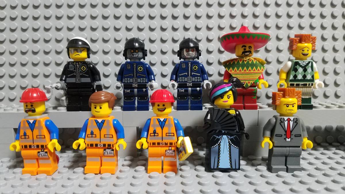 レゴ ムービー エメット お仕事社長 ワイルドガール バットコップ ロボポリス ロボスワット ミニフィグ 大量出品 同梱可 正規品 LEGOの画像1