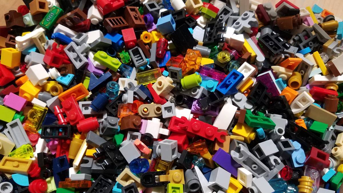 レゴ パーツ バラ 1×1 1×2 など 細かなパーツ 大量 500g以上 クリップ コーン タイル プレート グリッド 等 大量出品 同梱可能 正規品の画像3