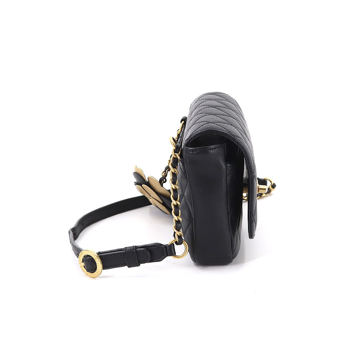 特別訳あり特価】 シャネル CHANEL マトラッセ カメリア ウエスト