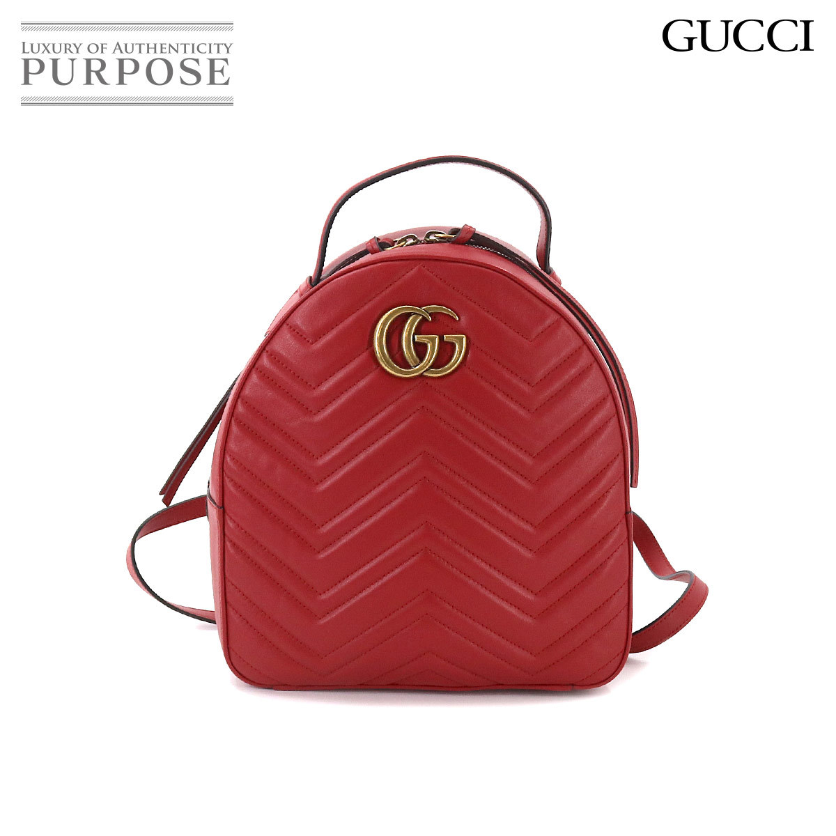 新品同様 グッチ GUCCI GGマーモント バックパック リュックサック