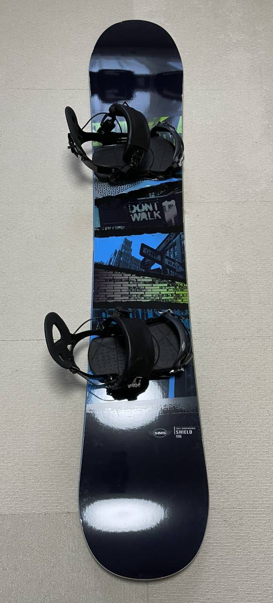 SIMS 156cm SIMSケース付 ビンディング付 スノーボード ボード arketek.ca
