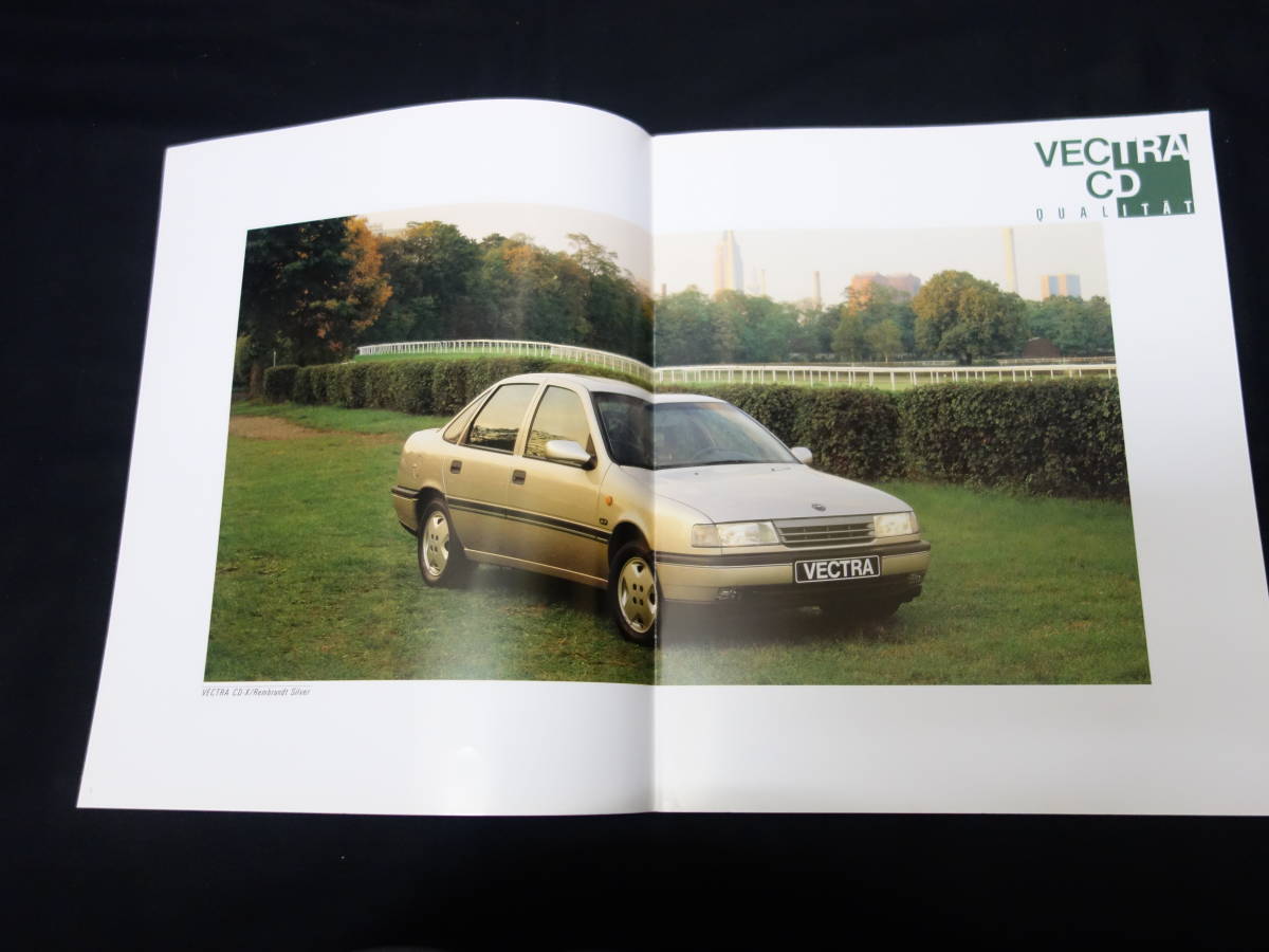 【￥1000 即決】オペル ベクトラ CD XC200型 専用 本カタログ / いすゞ自動車版 / 日本語 / 1990年_画像2