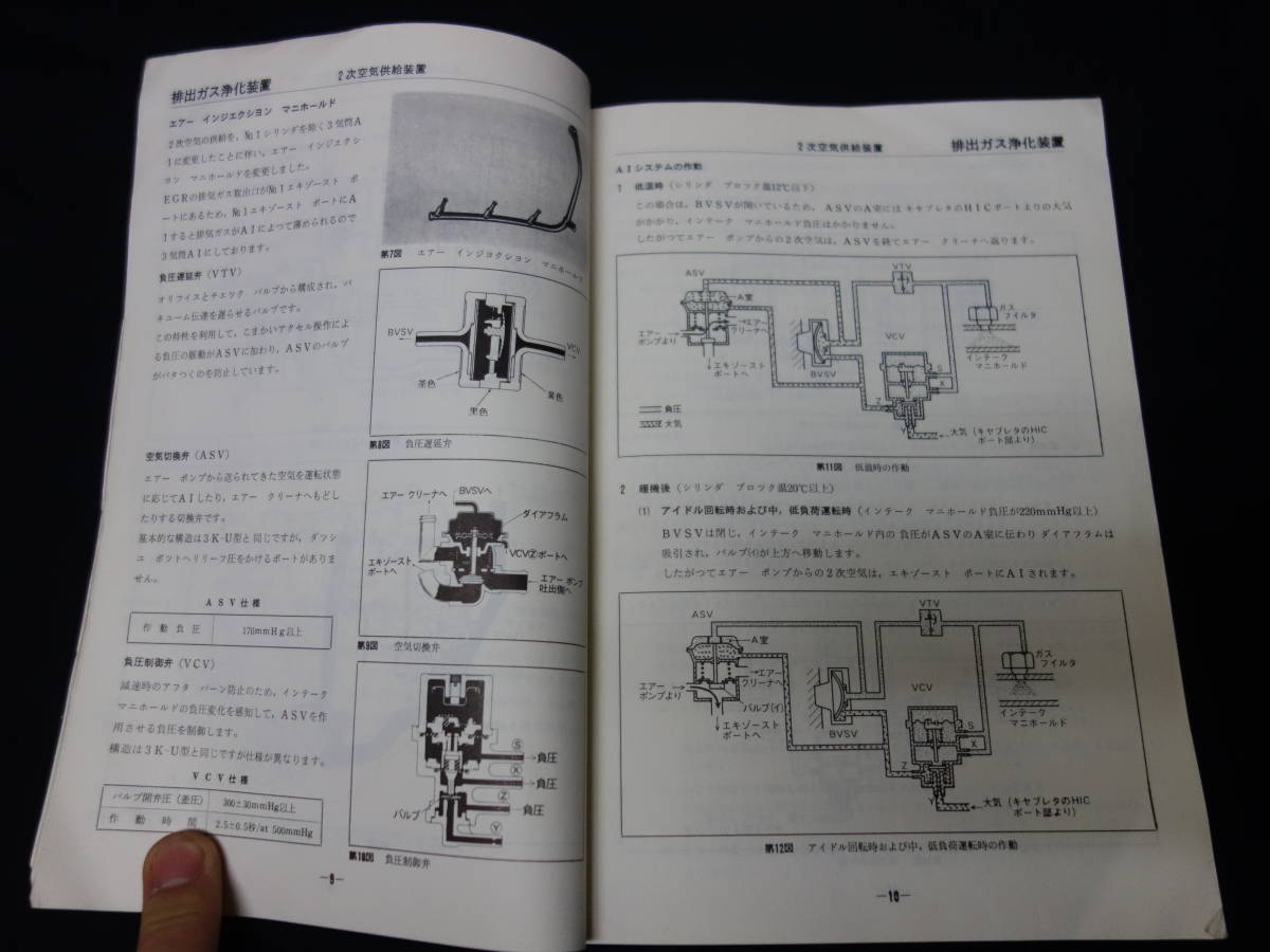 【￥1000 即決】ダイハツ シャルマン B-A20型　T-Uエンジン / 点検要領書 / 昭和52年【当時もの】_画像4