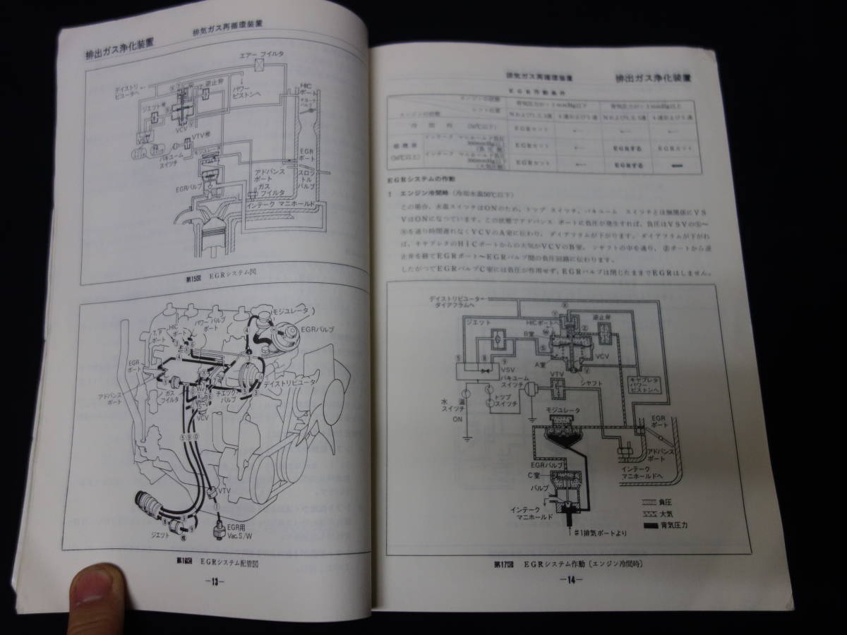 【￥1000 即決】ダイハツ シャルマン B-A20型　T-Uエンジン / 点検要領書 / 昭和52年【当時もの】_画像5