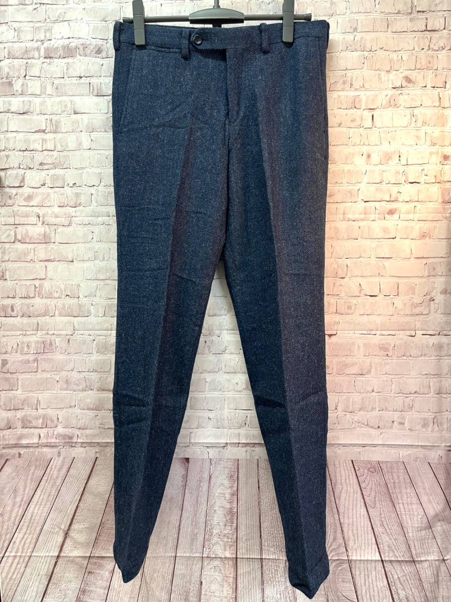 STYLE WORKS パンツ スラックス ネイビー ウール100% 44 メンズ STYLE WORKS パンツ スラックス ネイビー ウール100% 44 メンズ