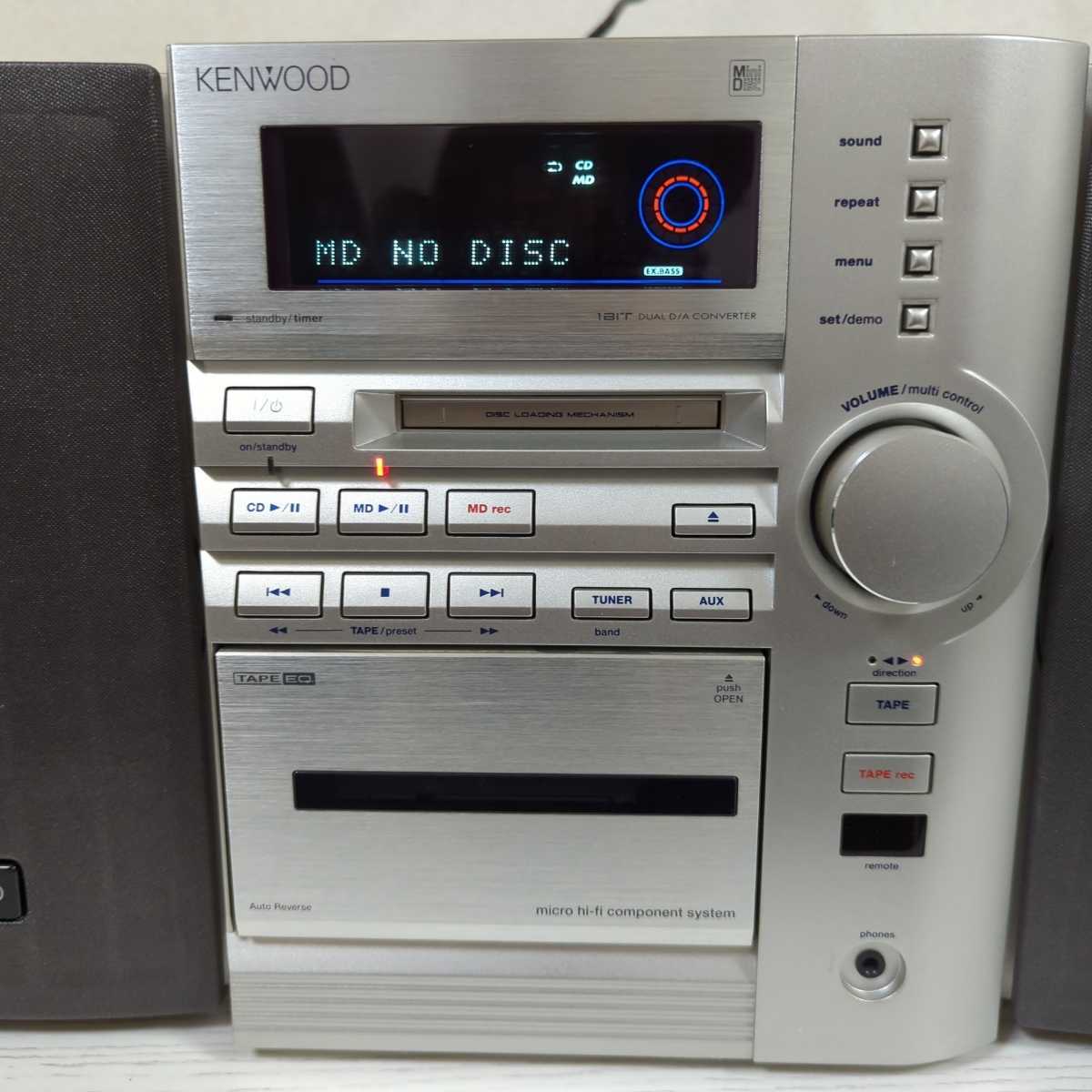 KENWOOD CD／MD／カセット／コンポ SE5MD ケンウッド