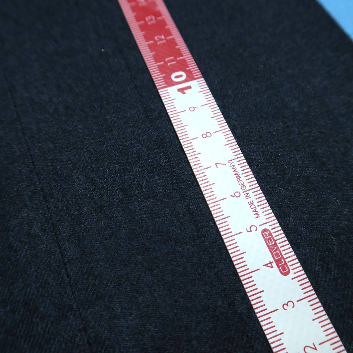 R024# осень-зима большой размер . большой суша gotairiku внутренний хвост . ткань использование темно-синий цвет серия одноцветный saki Sony стрейч высококлассный слаксы W96cm немного есть перевод 