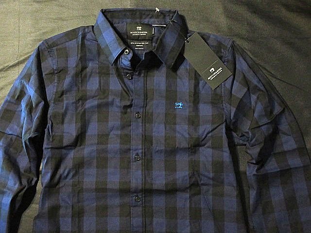 【高い素材】 本物正規◆SCOTCH&SODA スコッチ&ソーダ◆長袖シャツ/ストレッチ■M■紺■新品■チェック/158434 長袖シャツ 【高い素材】 本物正規◆SCOTCH&SODA スコッチ&ソーダ◆長袖シャツ/ストレッチ■M■紺■新品■チェック/158434 長袖シャツ