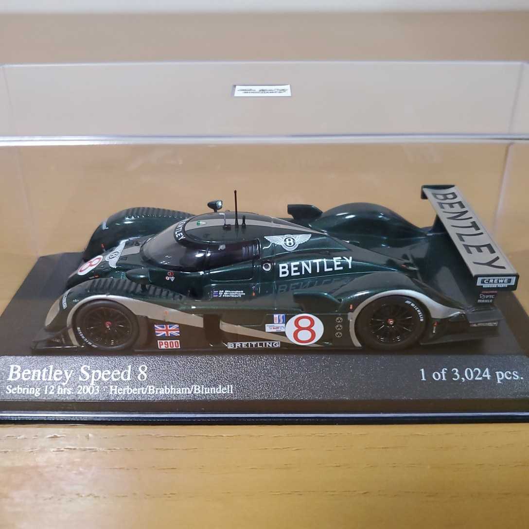 1/43 ミニチャンプス MINICHAMPS/Bentley Speed 8 Sebring 12 hrs.2003/ベントレー スピード8 セブリング12時間レース 2003 8号車 _画像1