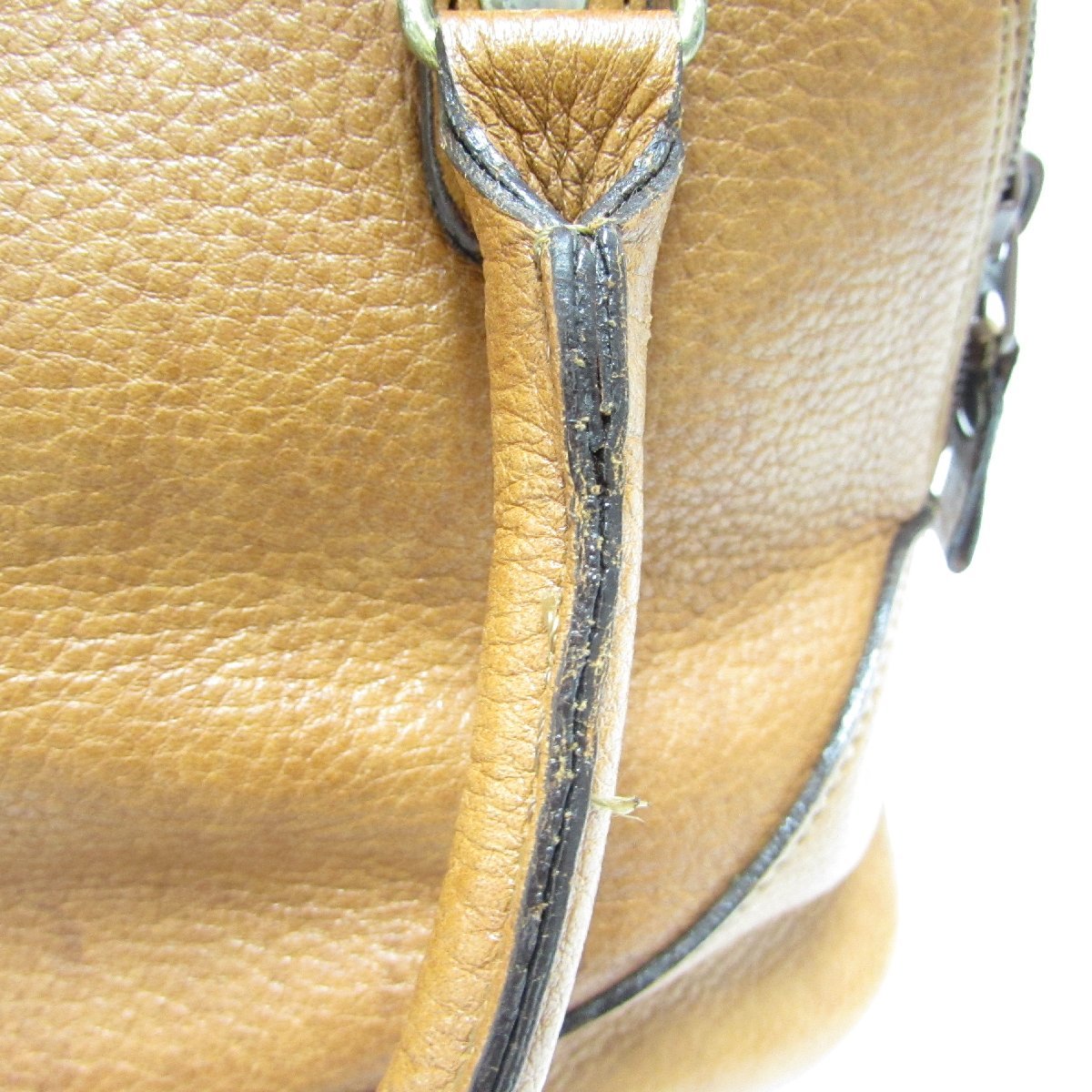  dakota Dakota ручная сумочка кожа Brown Mini сумка телячья кожа USED /2211D