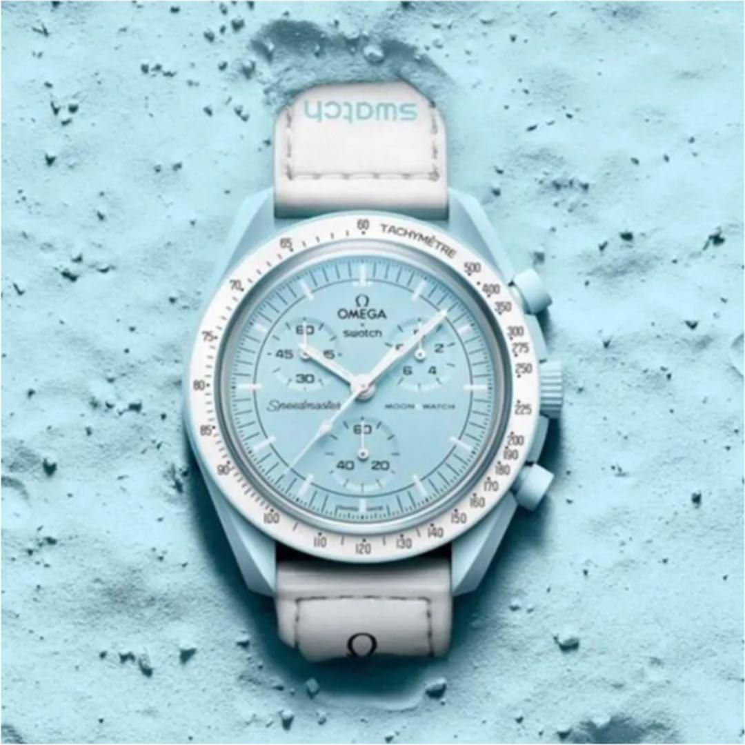 スオッチ ウラヌス コラボ オメガ スピードマスター swatch omega