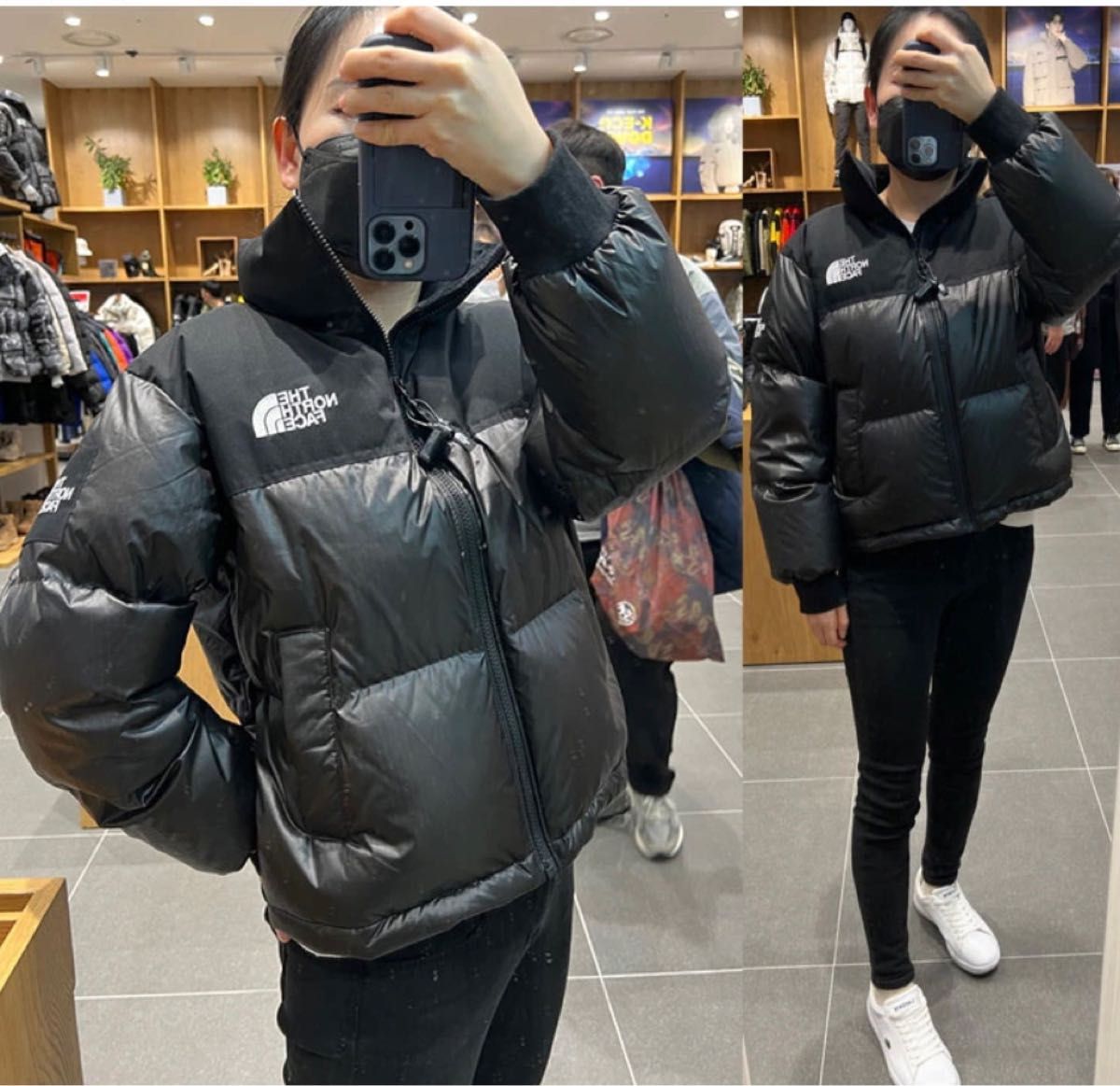 ノースフェイス ダウンジャケット NORTH FACE ダウン ショート丈 ジャケット 正規品 韓国