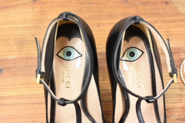 AL AC0018 高級 近年モデル GUCCI グッチ レディース レザー アンクル