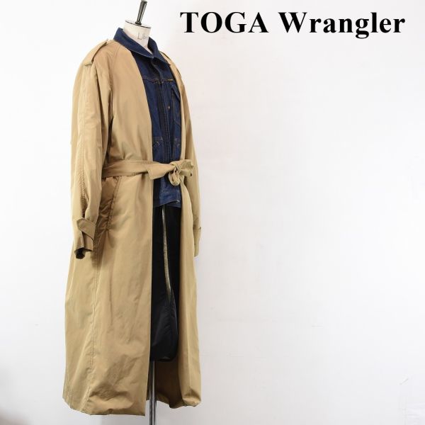 AL AF0010 TOGA PULLA Wrangler ドッキング デニム ボア ロング