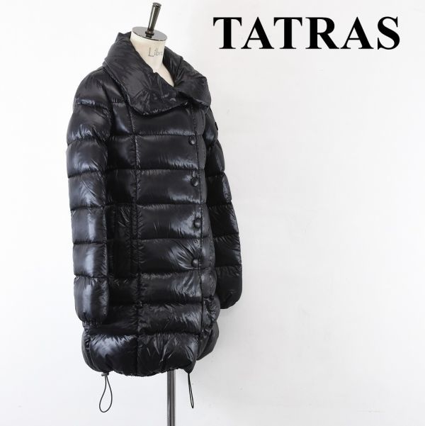 AL AJ0012 高級 TATRAS タトラス ダウン ジャケット ロング コート レディース ブラック 02size 