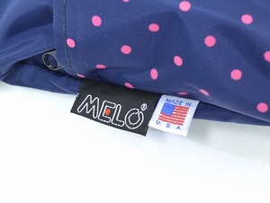 MELO メロ MEDIUM OVAL SHAPED BAG ショルダーバッグ USA 青 SHOULDER 鞄 カバン DOT ドット_画像7