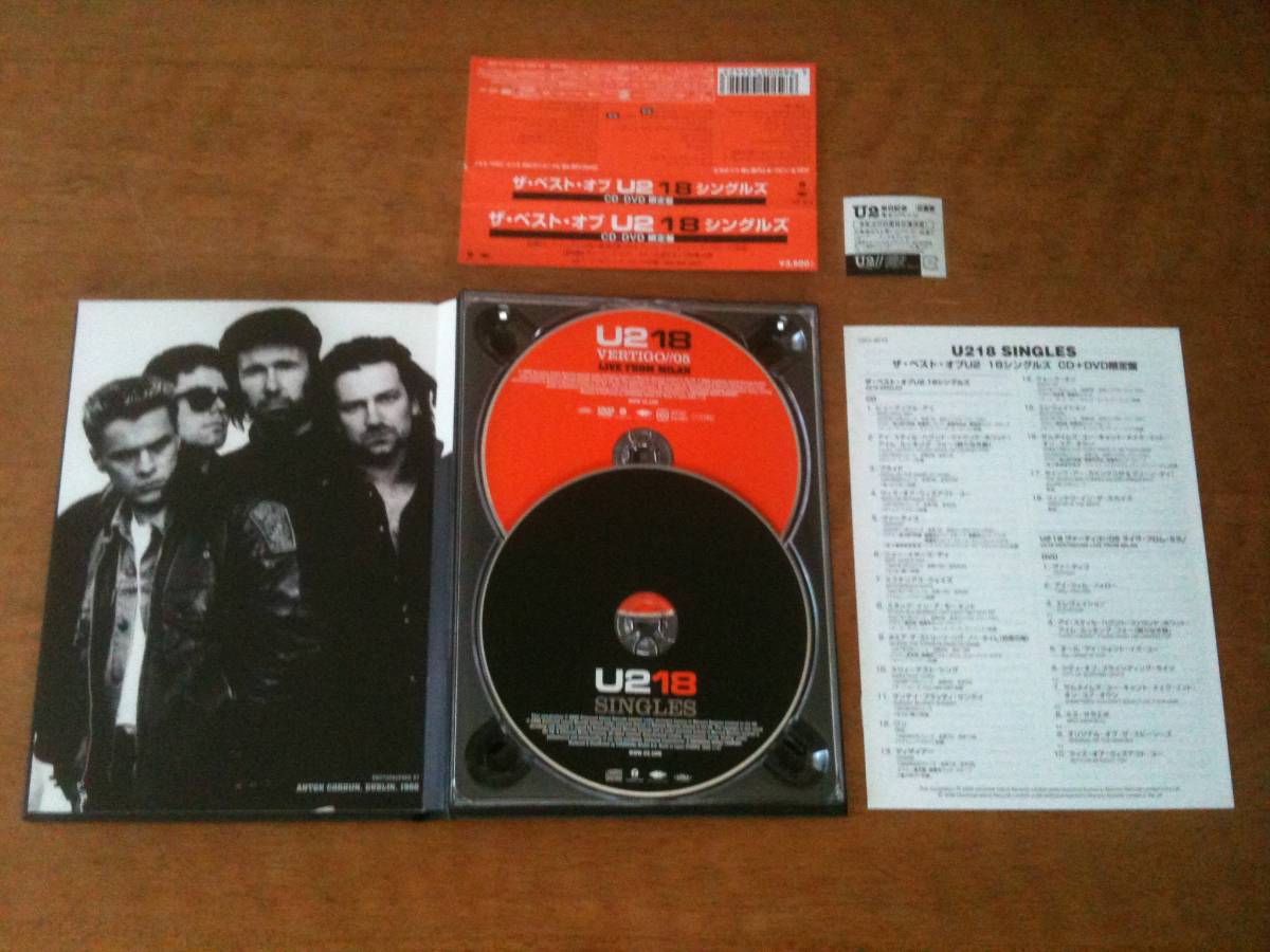 【超稀少＊国内 特別 初回限定 CD+DVD-Set】U2『18 Singles』★ほぼ新品同様・未使用★_画像2