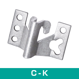 ◆即決 引込ケーブル用 支持線部材 C型金物 (ステンレス)　C-K