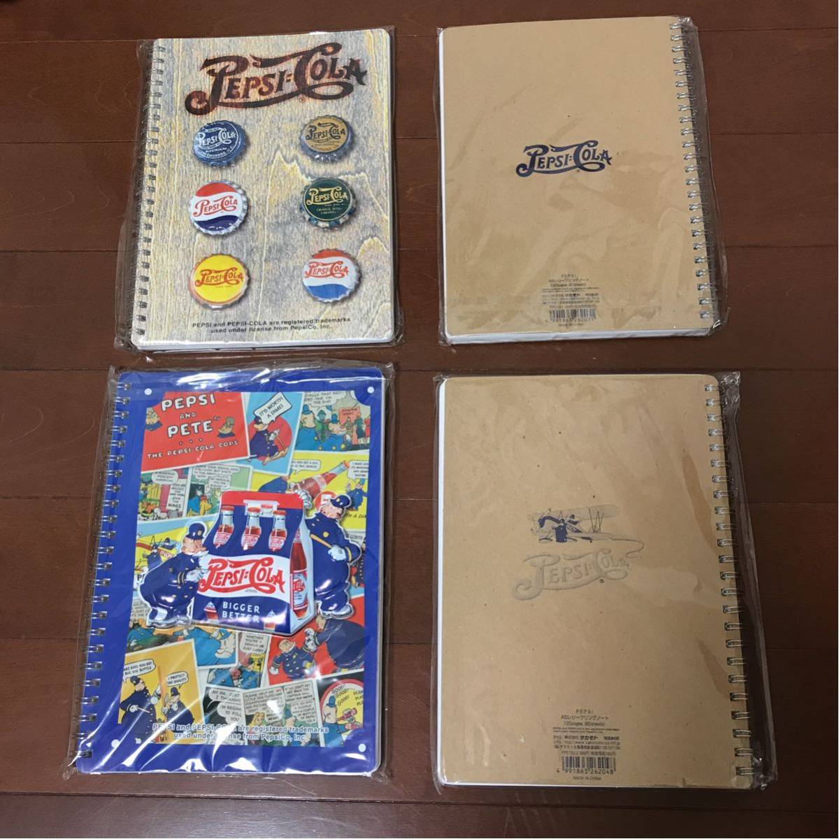  Pepsi ×( stock )saka Moto stationery goods A5 relief ring Note 2 kind ×2 pcs. 