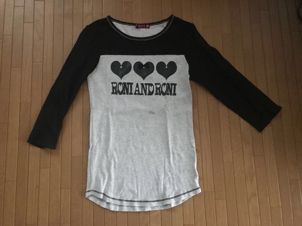 *.roni.RONI *. child girl L size 140 size long sleeve T shirt Junior lovely recommended several times use only ultimate ultimate beautiful goods sleeve is 7 minute height 
