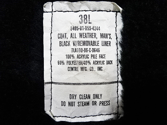 80s чёрный 38L вооруженные силы США оригинал подкладка есть NAVY подкладка USN соотношение крыло пальто с отложным воротником черный жакет Vintage милитари America б/у одежда 