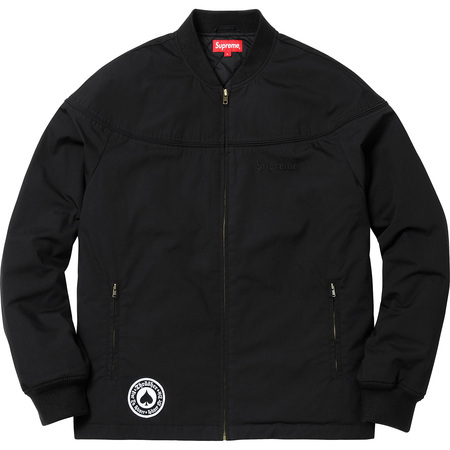 希少★新品本物【黒★L】Thrasher Poplin Crew Jacket スラッシャー クルー ジャケット 正規店購入 シュプリーム 限定品 入手困難 Supreme_画像2