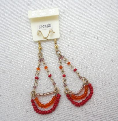  new goods S*S produce India manner beads earrings 