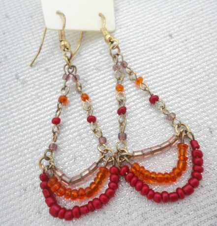  new goods S*S produce India manner beads earrings 