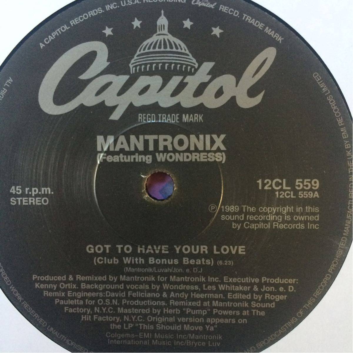 12’ Mantronix-Got To Have Your Love_画像2
