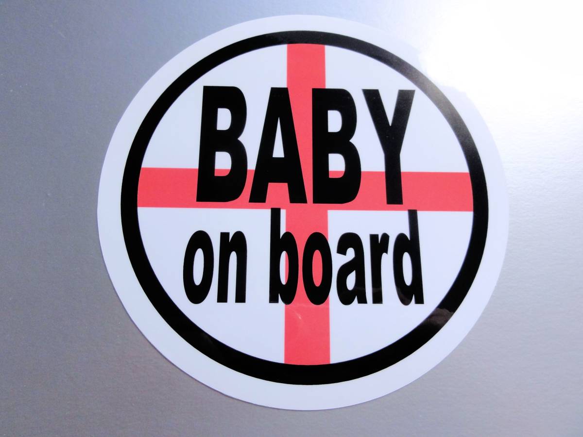 BC* Англия национальный флаг BABY on board стикер 10cm размер * младенец .... машина baby IN CAR Kids Europe Англия модный EU