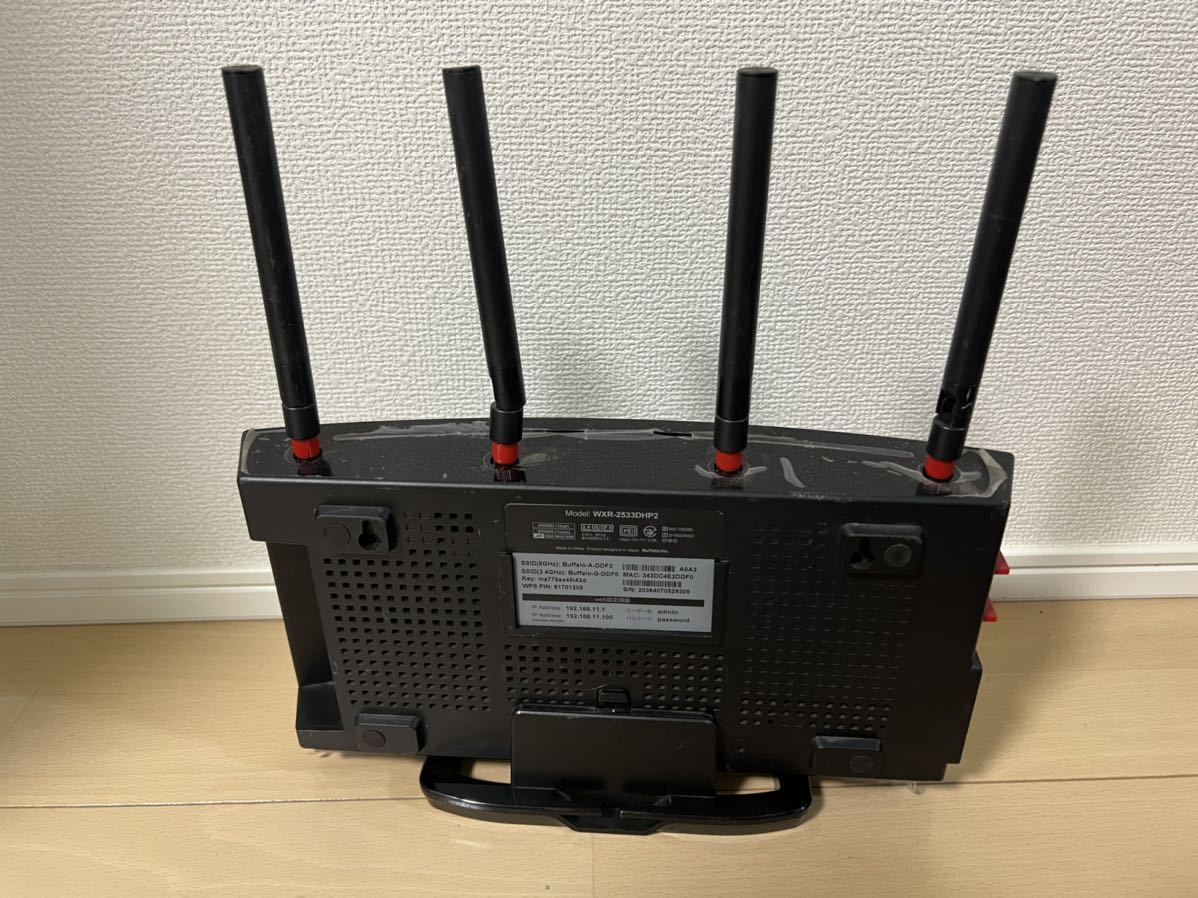 中古 動作確認済 無線LAN BUFFALO AirStation バッファローWXR