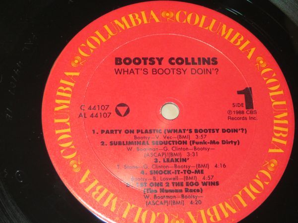 US盤★What's Bootsy Doin'? / ブーツィー・コリンズ（Bootsy Collins）★LP★Pファンク_画像4
