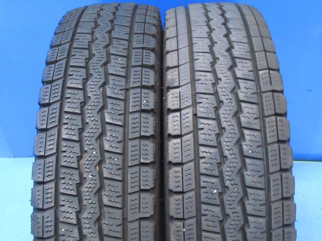 軽トラ スタッドレス 2本 ダンロップ ウインターマックス SV01 145/80R12 80/78 N LT タイヤ (g079718)_画像1