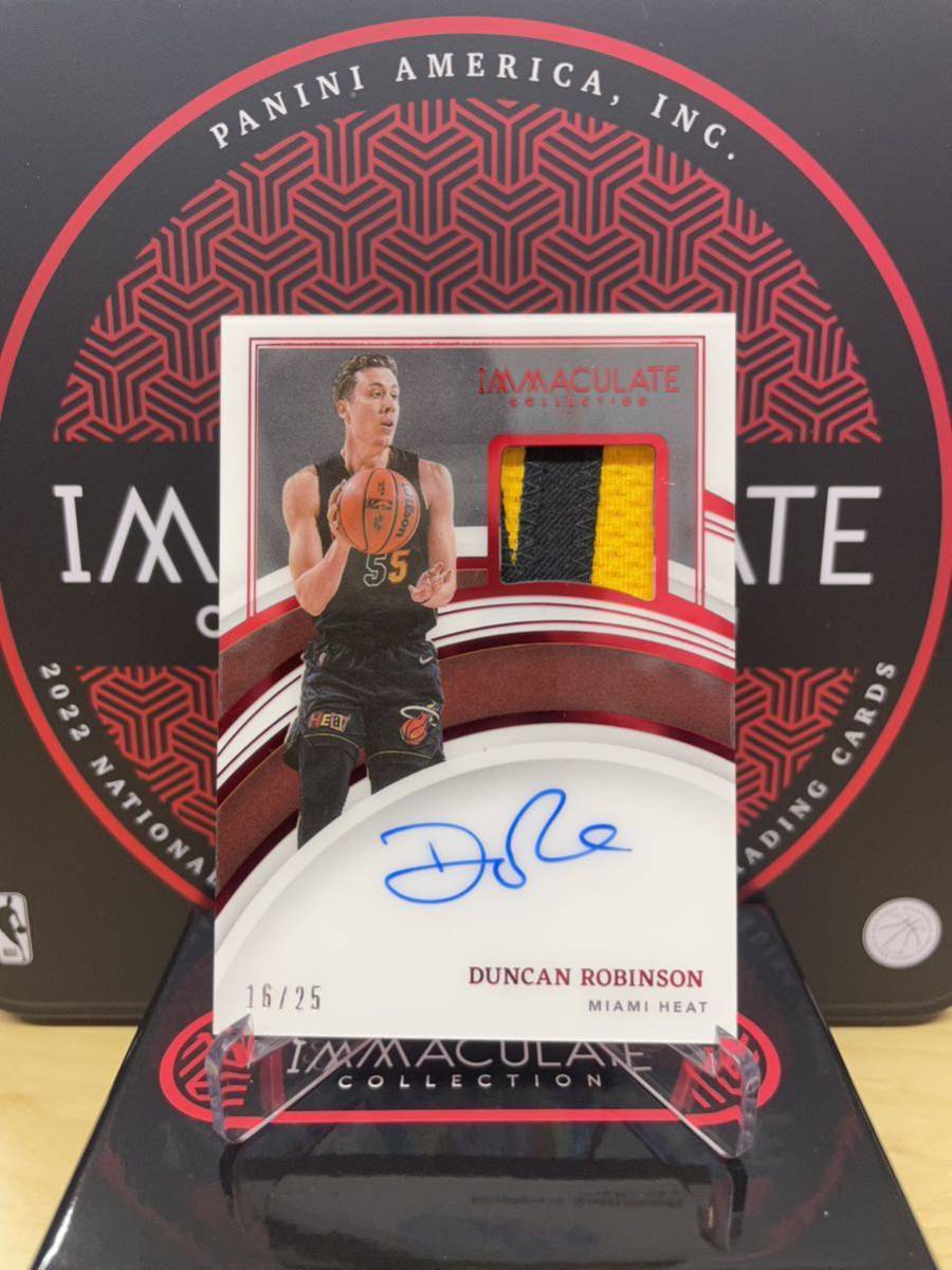 国内正規品】 NBA Panini Auto 直筆サインカード Robinson Duncan